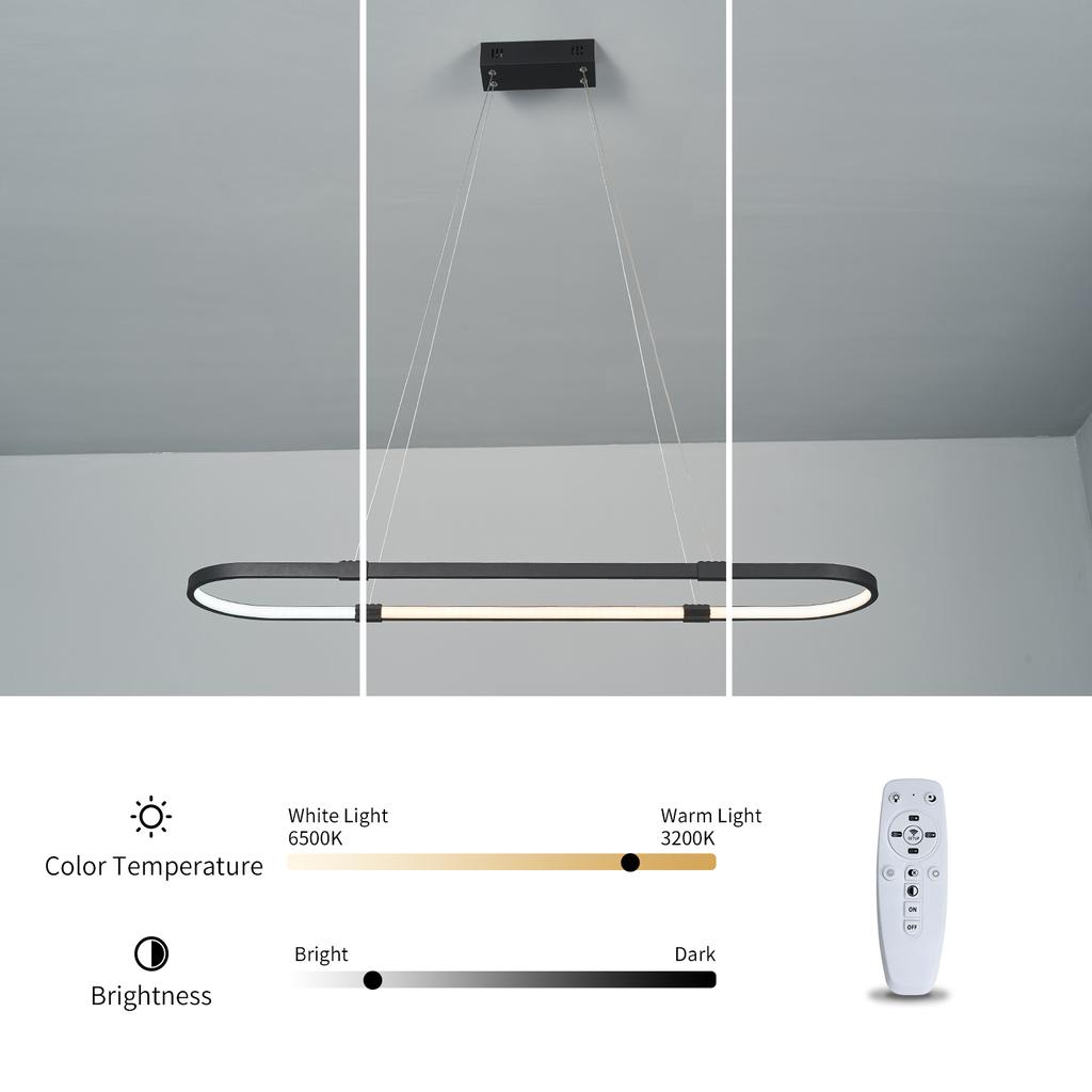 Moderní LED závěsná závěsná svítidla Osvětlení do jídelny Kuchyňský bar Módní závěsná lampa zdarma mail AC90-260V závěsná svítidla