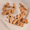 1-10Pcs Wooden Cross Decorations, Cross Fidget for Anxiety Relief, Multi-functional Spiritual Symbols for Home and Office