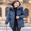 Xuezhongfei 2024 Women's Fox Fur Collar Down Jacket
