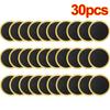 Mountain Bike Tire Repair Kit: 48 Square & Round Patches (25mm) for Cycling & Car Repairs