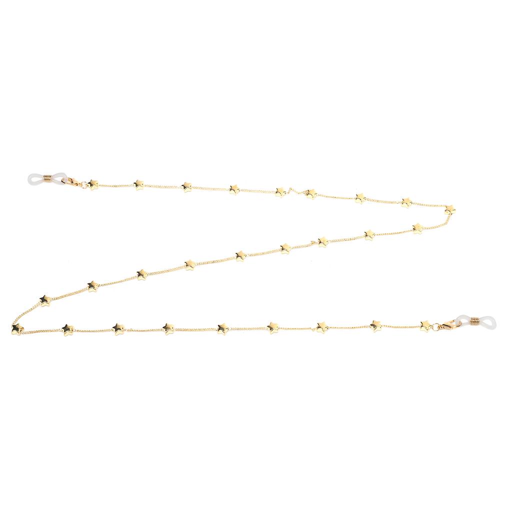 Star Pattern AntiLost Eyeglasses MouthMuffle Chain Eyeglasses Holder Chain Lanyard