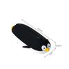 Cute Penguin Lipstick Storage Pounch Large Capacity Pen Box Silicone Pencil Bag  Stationery Storage