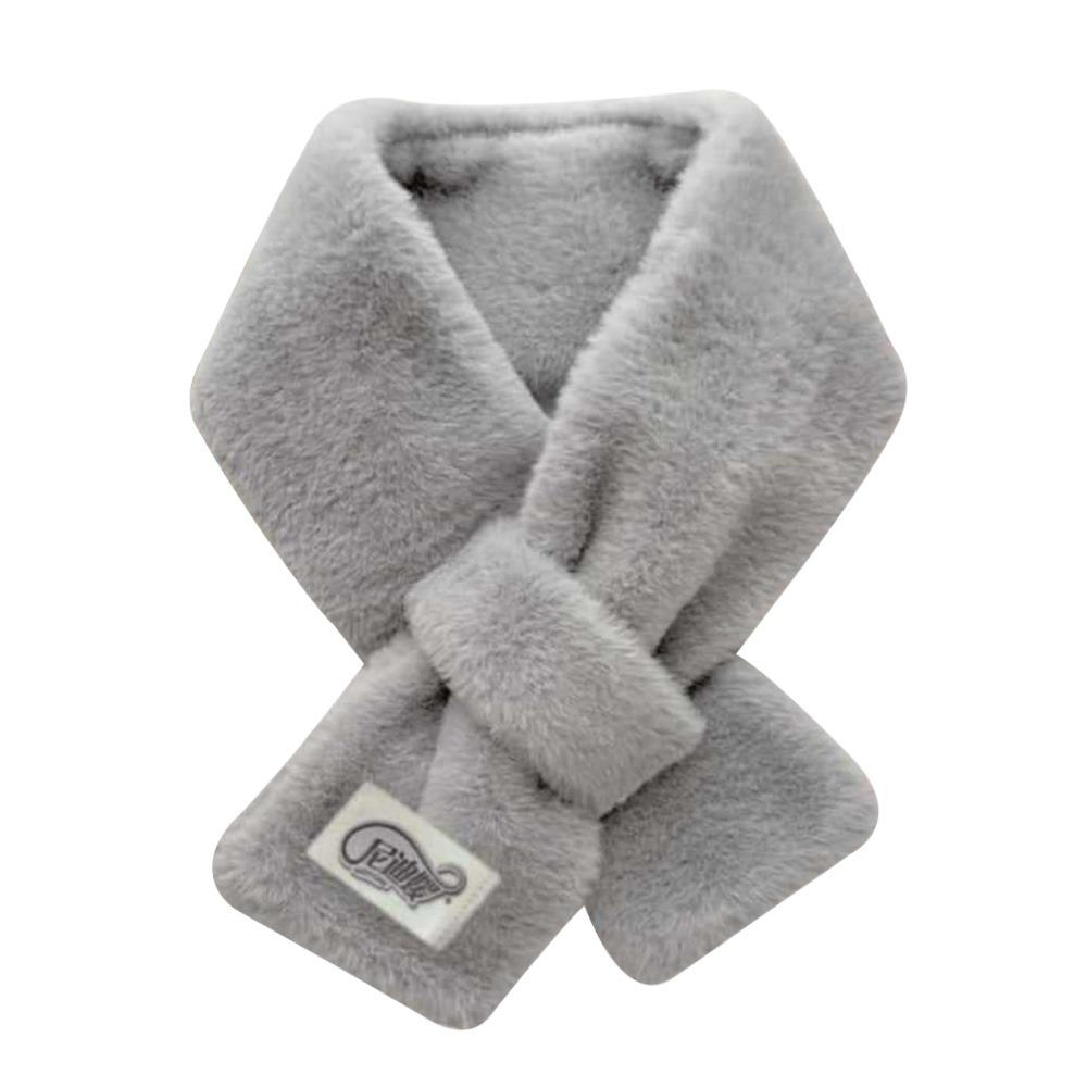 Thicken Warm Shawl Scarves Soft Plush Neck Collar Warmer Fashion Neck Protector for Women