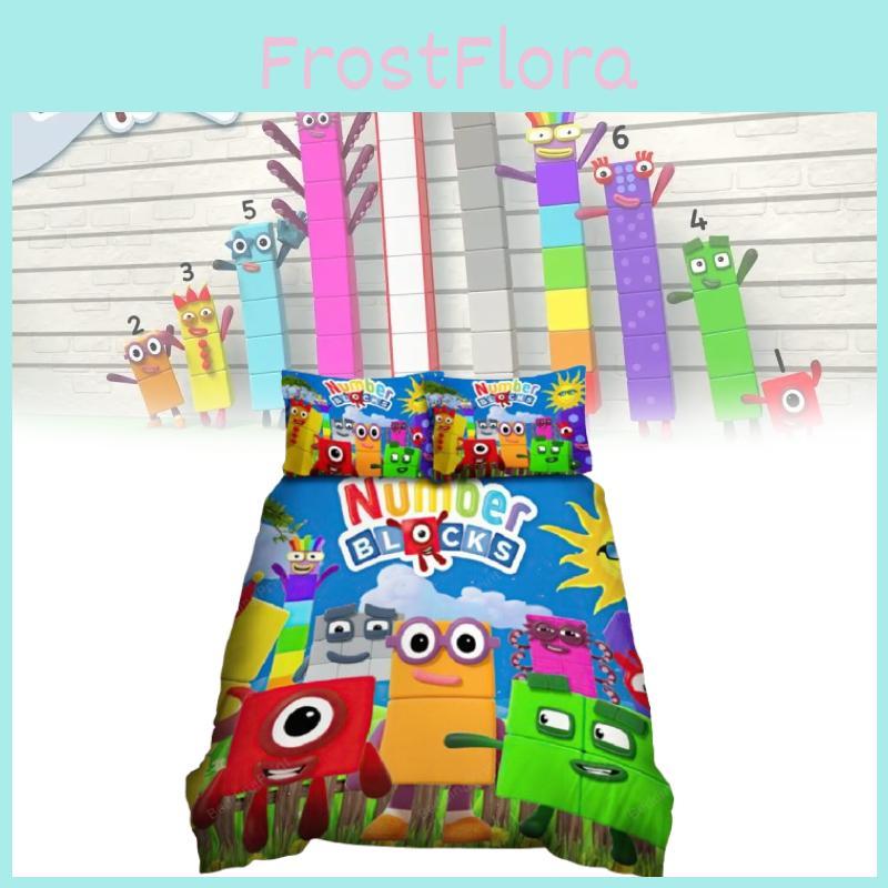 Bedding Set Numberblocks Quilt Duvet Cover Double King Animation Enlightenment