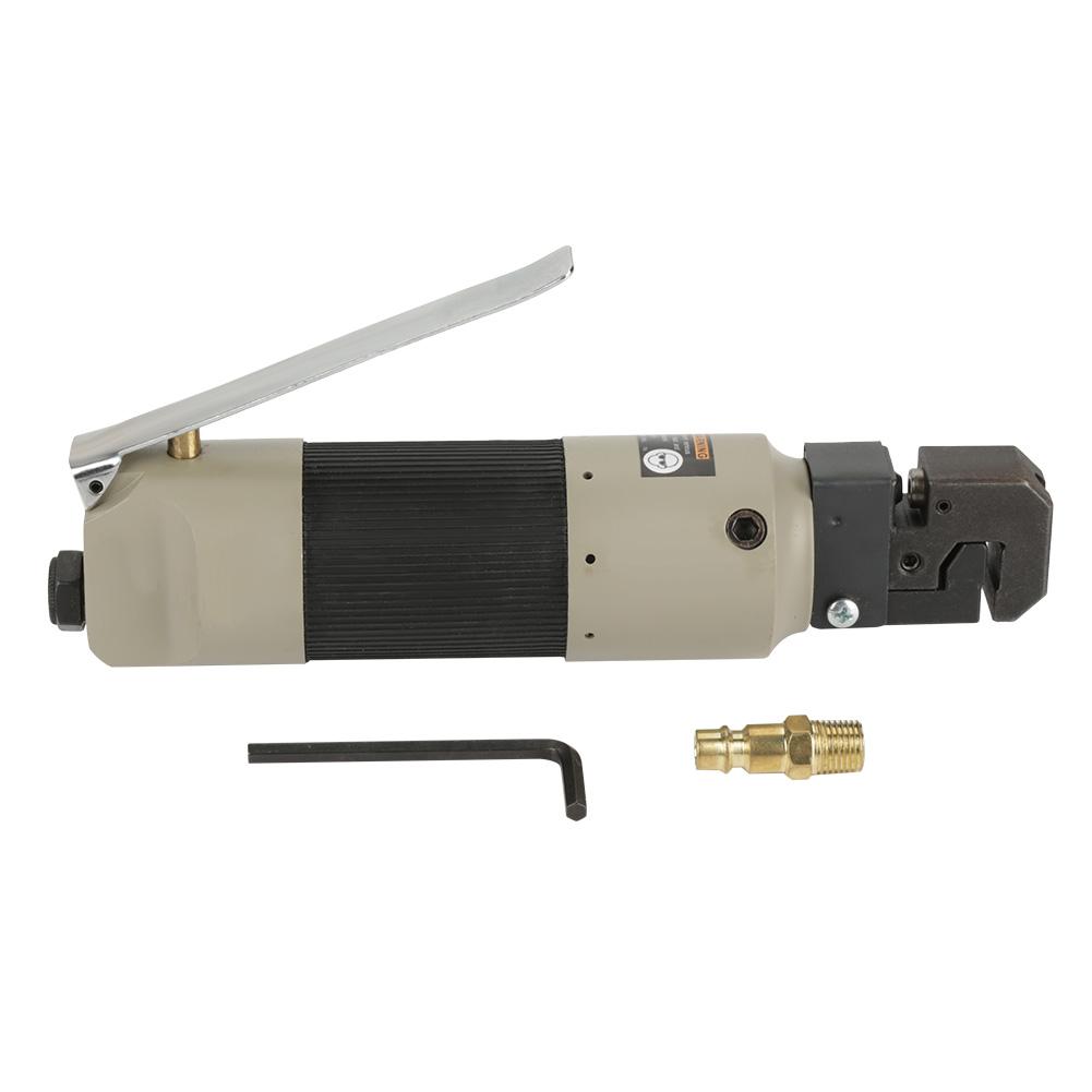 Poinçonneuse pneumatique pour tôle Poinçonneuse à air pour trous Outil de poinçonnage de brides avec connecteur