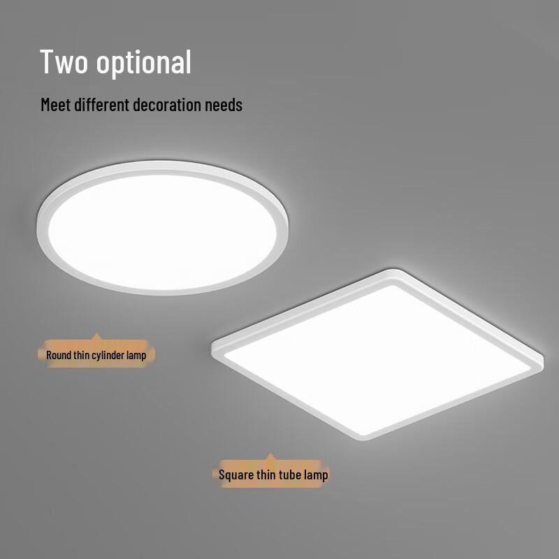 Plafoniera LED da incasso quadrata ultra-sottile con apertura regolabile