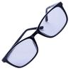 Men's Sunglasses, Gray, Fashion Glasses, Square Shape, Polarized, Black, Light Tint, Stylish, Fashionable, Golf, Light Color, EV004C1-1