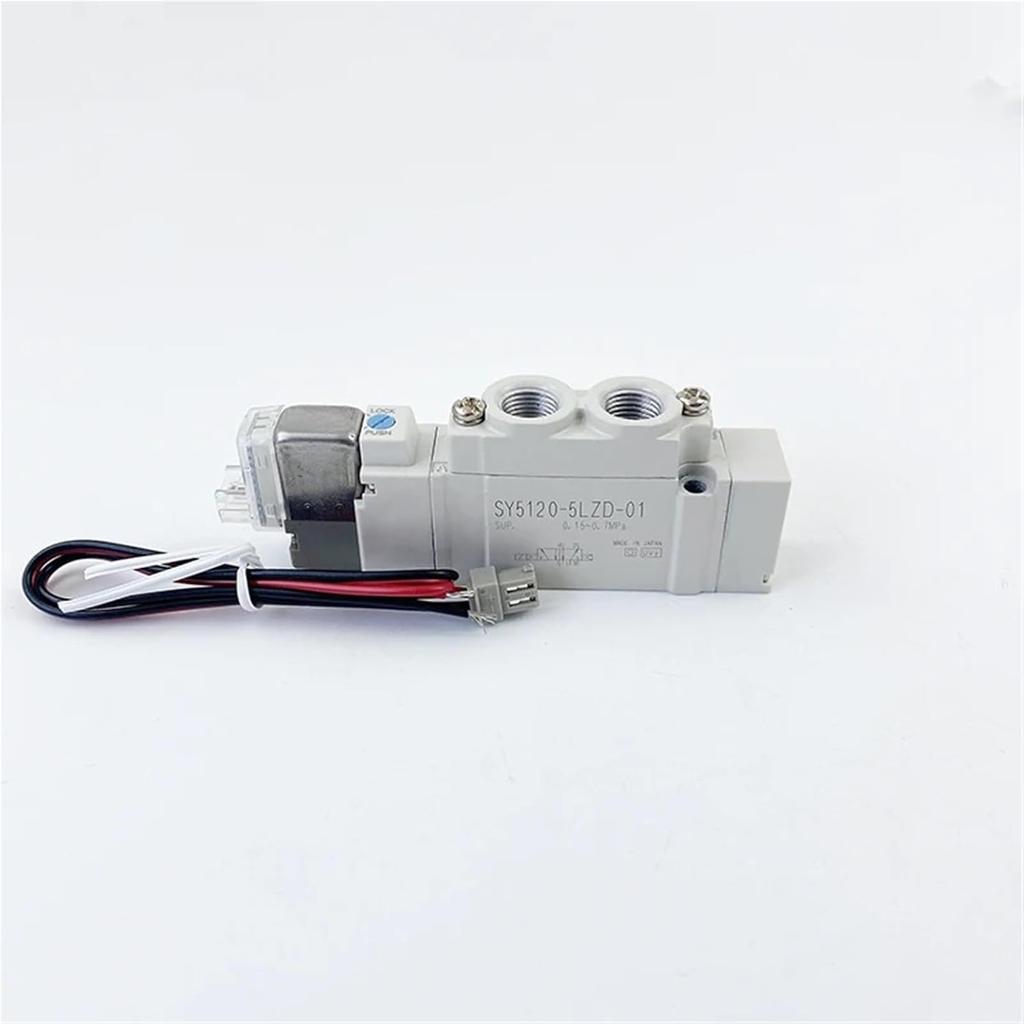 1Pcs Solenoid Valve SY5120/5220/5320-3/4/5/6LZD/DG-01/C4/C6/C8 Pneumatic Accessories(SY5120-6LZD-01)