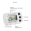 Refrigerator Thermometer with Hookd LCD Display Digital Freezer Room Thermometer