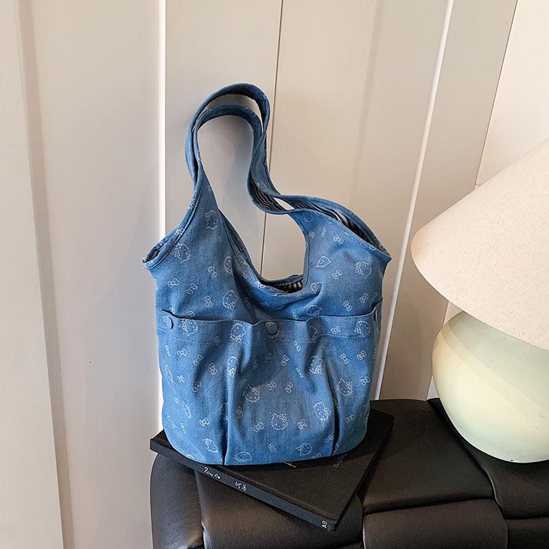 

Повседневная сумка-тоут в стиле кэжуал, женская, новая модная, большой вместимости, для поездок на работу, универсальная, классная наплечная сумка