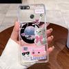 Jelly Casing For Huawei Y9 2018 / Enjoy 8 Plus Fundas Capa Clear Silicone Soft TPU Back Cover Cute Cat Rabbit Protective Case