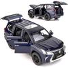 1/32 Scale Lexus LX570 Off-Road In Luxury SUV Model Car, Zinc Alloy Pull Back Toy Car with Sound and Light for Kids Boy Girl Gift