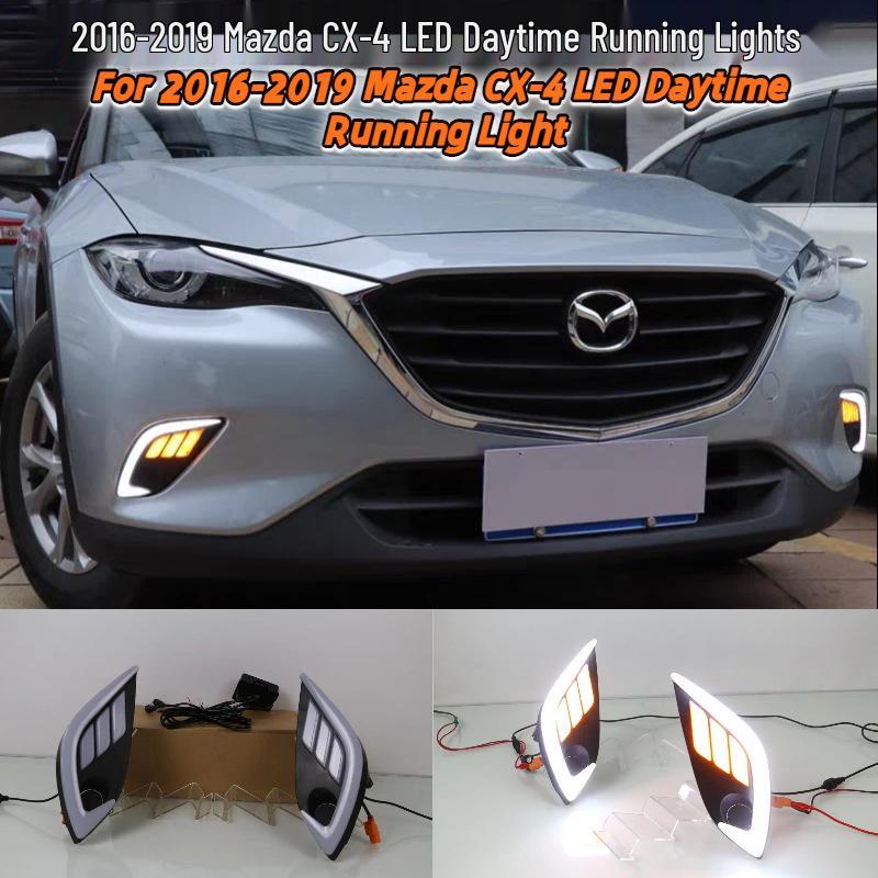 Mazda CX-4 (2016-2019) Front Bumper LED Daytime Running & Modified Driving Light
