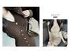 Elegant Slim-Fit Long-Sleeve Korean Knit Dress for Women