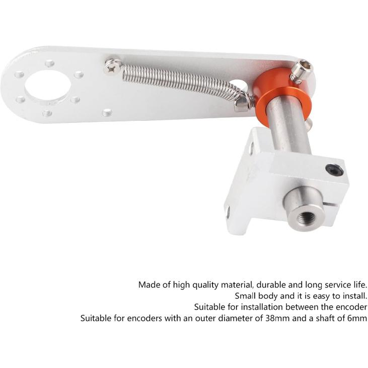 Encoder Bracket, Adjustable Non Slip Aluminum Alloy Bracket Encoder Mounting Bracket Mobile Sliding Bracket Accessories 38mm 6mm Axis Encoding