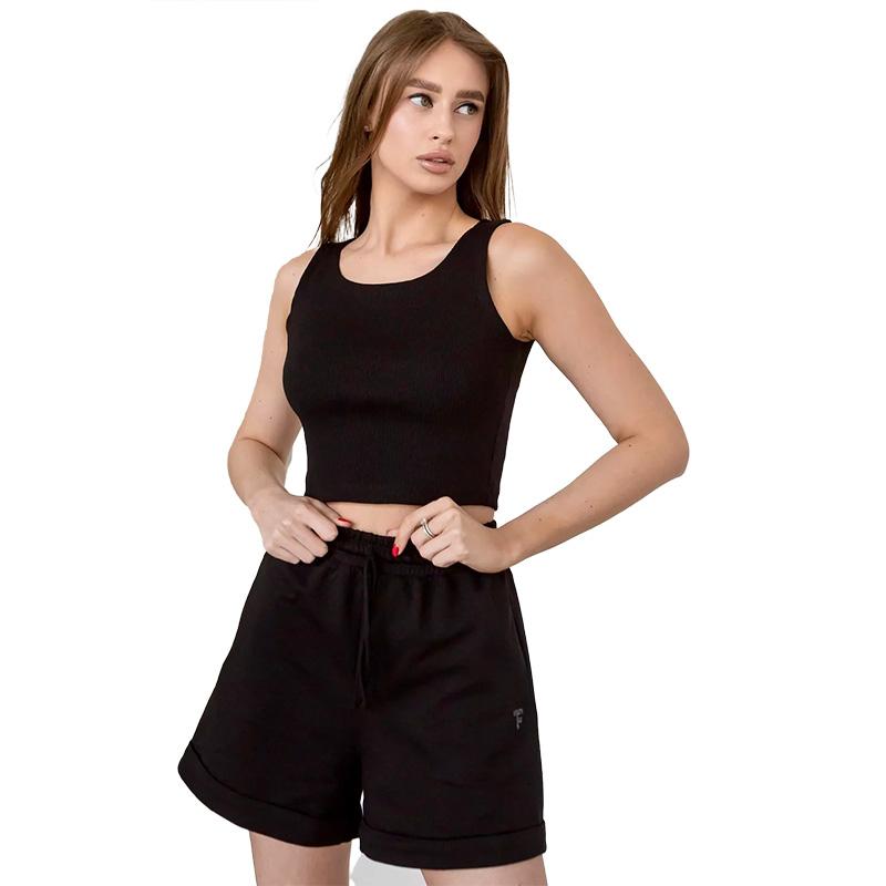 

Костюм топ в рубчик і шорти з манжетами SET4 TotalFit (06399918) M фіолетовий