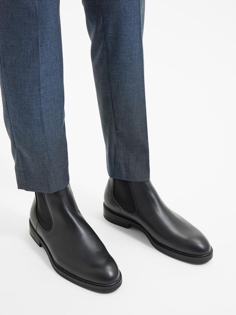 Boots Selected Slhblake Leather Chelsea Boot B Noos (16081455) Black