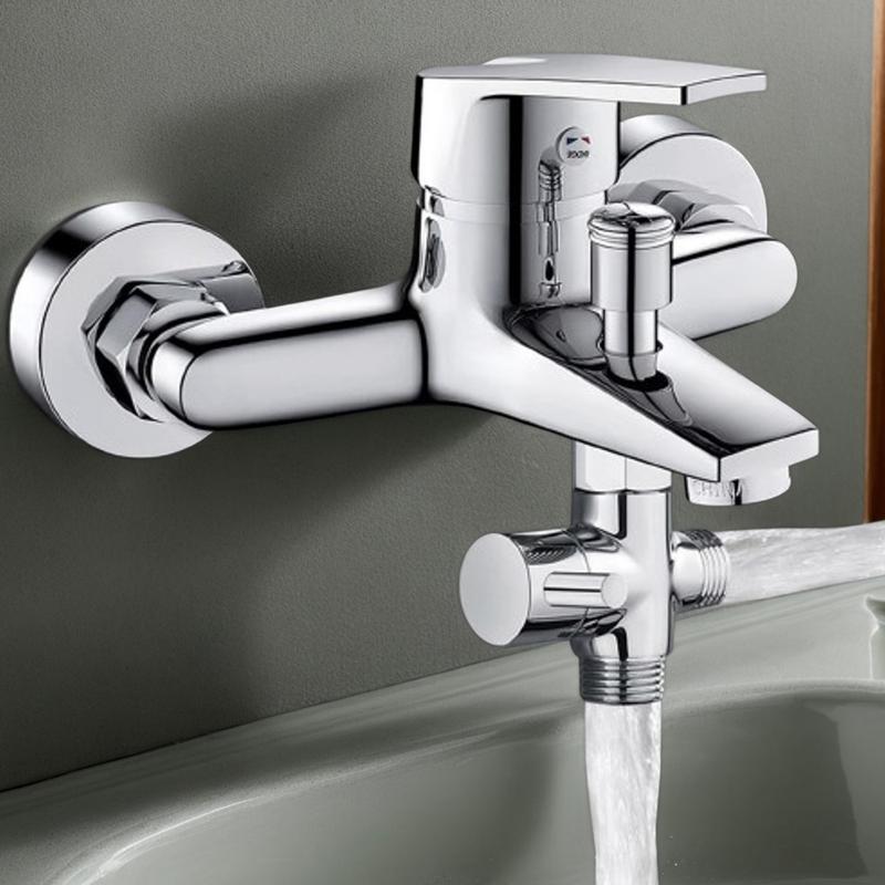 3-Wege Duschumstellventil Duscharm Verteilerventil Umstellventil für Duschkopf Massives Messing 1/2 Zoll Spültischventil Umsteller