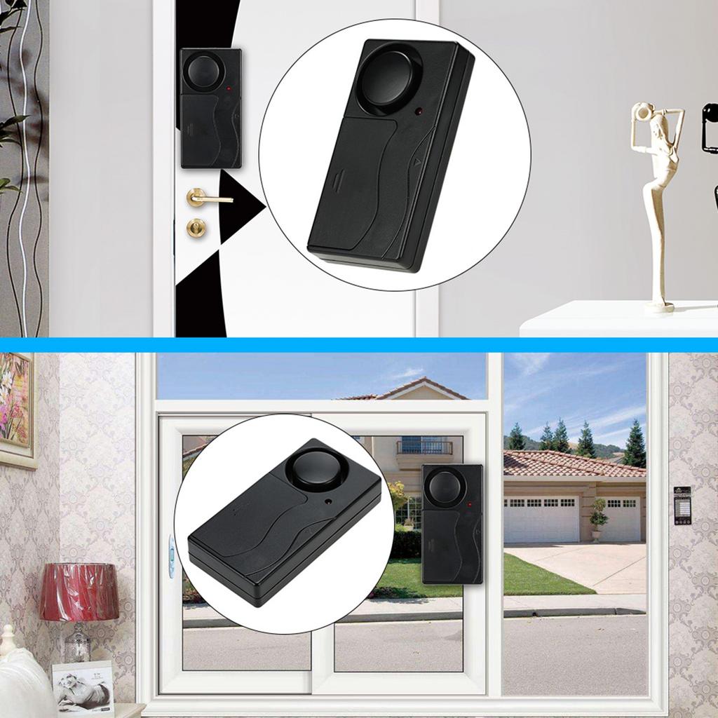 Wireless Remote Control Vibration Alarm Home House Security Door Window Car Sensor Detector