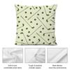 Housse de coussin Rétro Golf Tissu Peluche Doux Housse de coussin Imprimée Double Face pour Toutes les Saisons Décoration Intérieure Moderne Cadeau