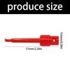 Spring Loaded Test Hook Clips with Anti Short Circuit Design Precision Circuit Testing For Secure Multimeter Connections
