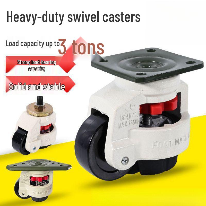 Fuma Wheel Universal Aluminum Pad Leveling Triangle Caster 40F 60F 80F 100F 120 Support Foot