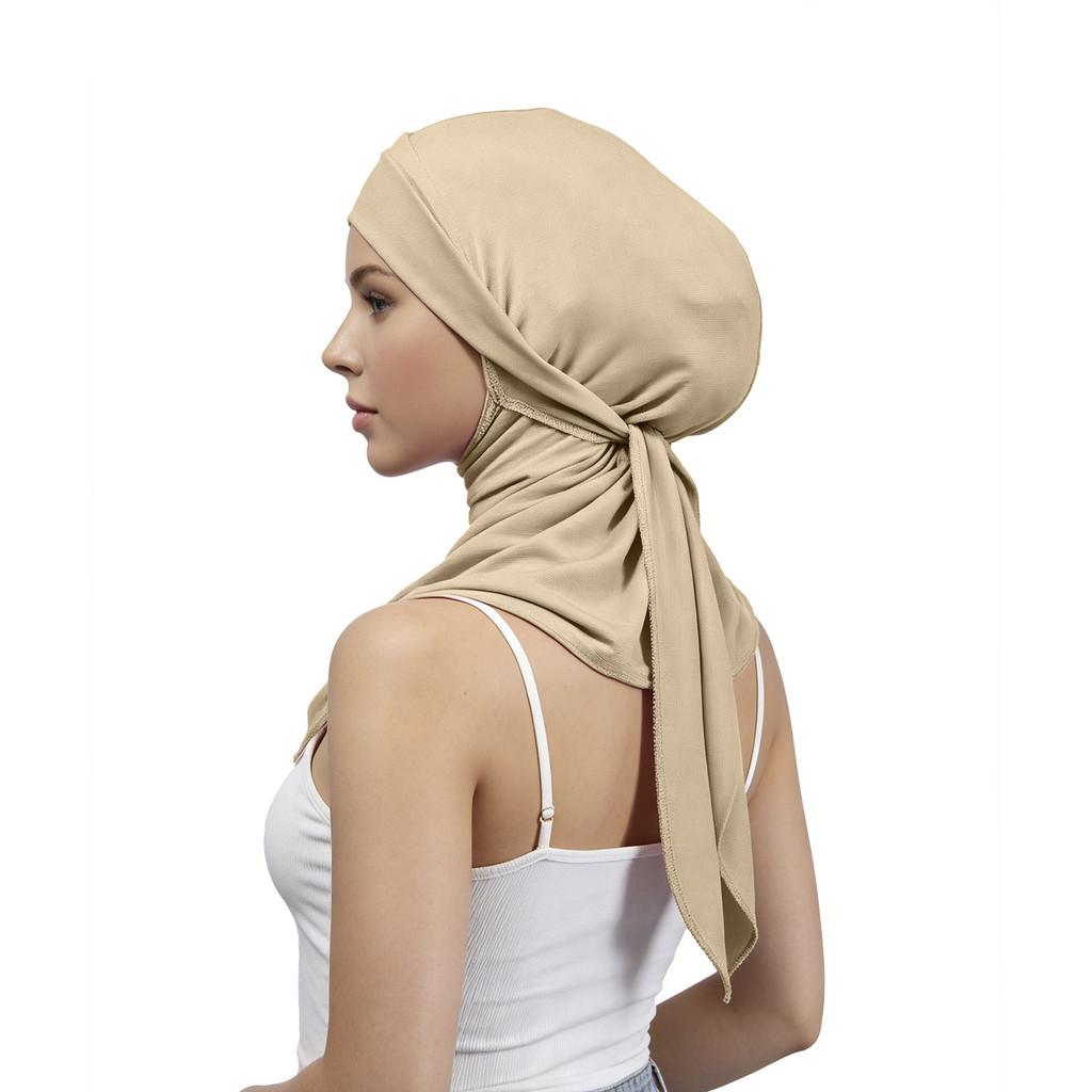 Water Crystal Linen Womens Cap With Breathable Neck Cover For Summer And Winter Wear