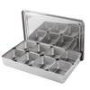 Commercial Stainless Steel Six-Grid Seasoning Box