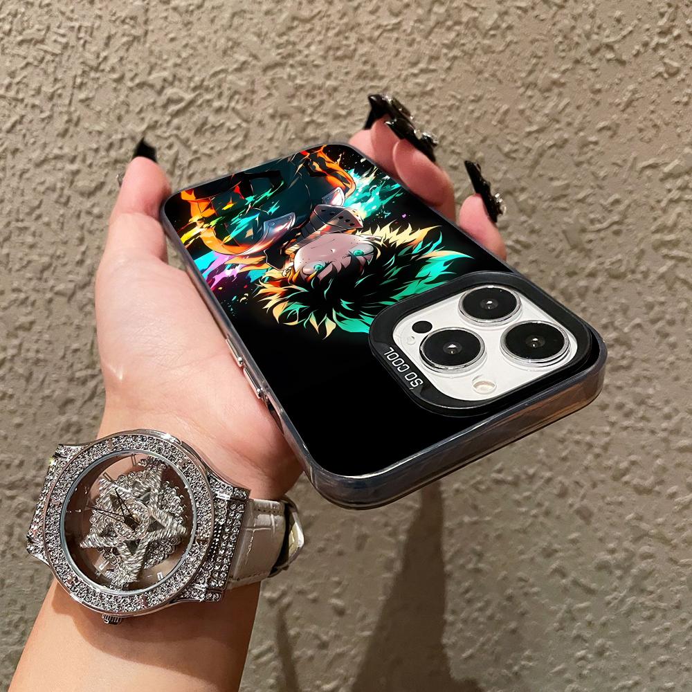 MHA Izuku Deku Mobile Phone Case for iPhone 17 16 15 14 13 12 11 X XR XS 8 7 Air Pro Max Plus Translucent Colorful Cover Pretty