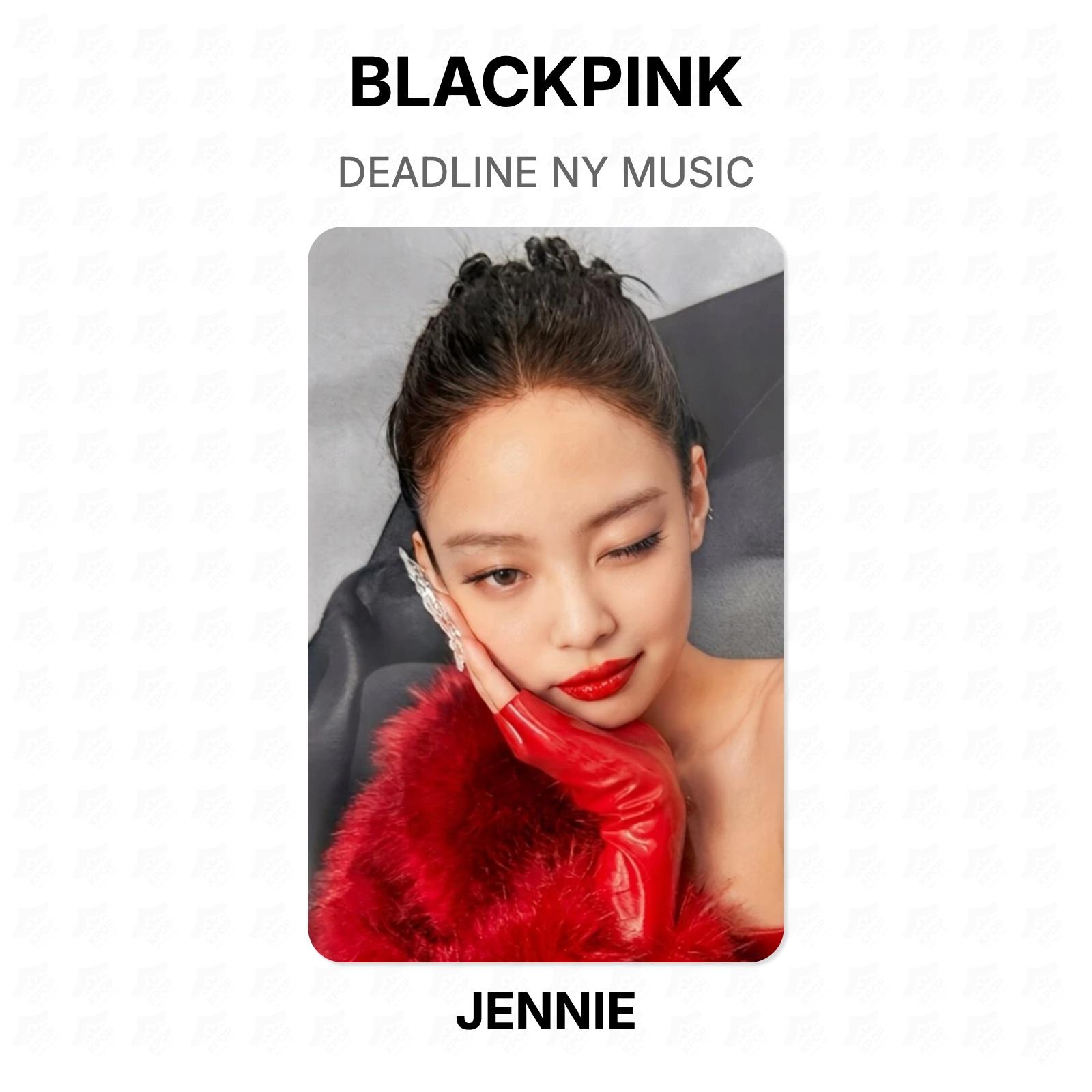 BLACKPINK DEADLINE NY MUSIC Official Photocard