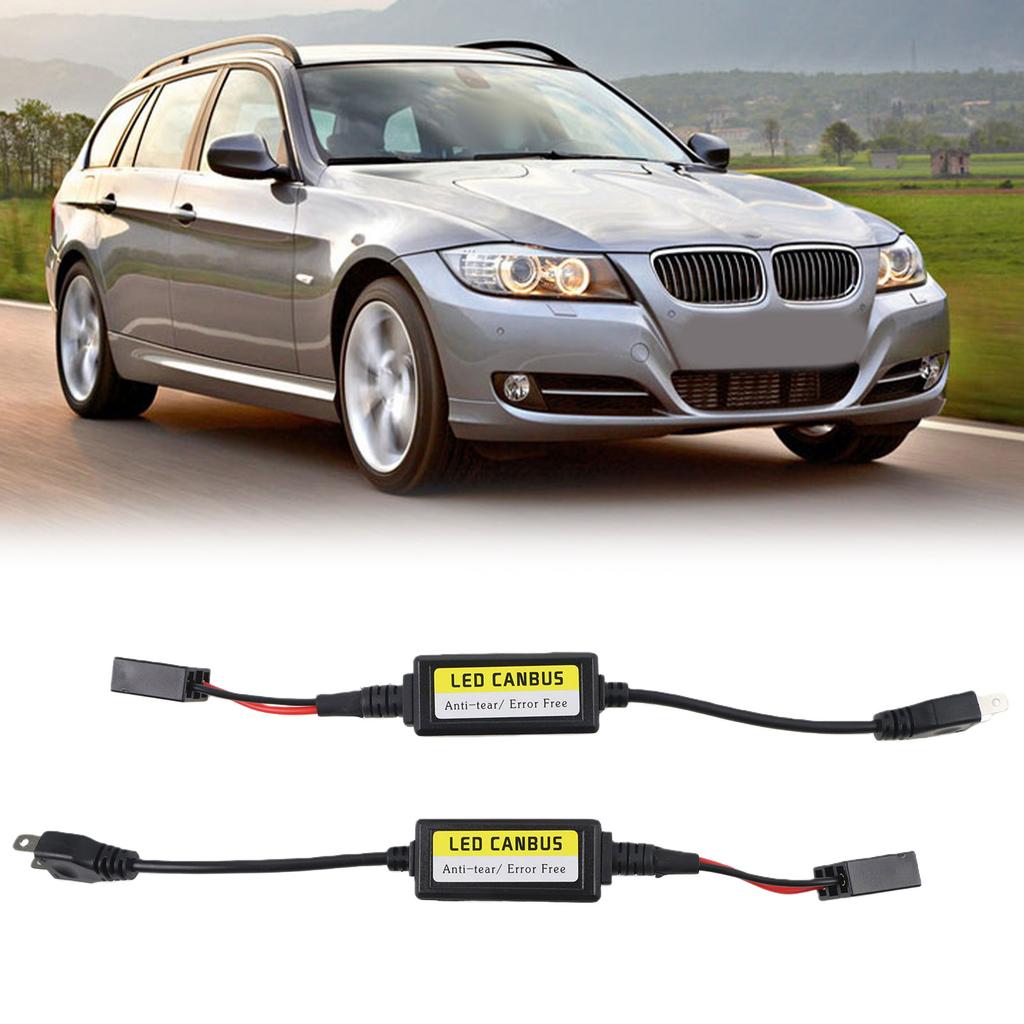 2pcs H7 LED Canbus Der Resistor for Fixing LED Headlight Turn Off When Engine Starts and Related Electrical Anomalies