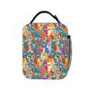 Yayoi Kusama Abstract Face Lunch Bag For Women Graphic Design Office Lunch Box Kawaii Portable Oxford Cooler Bag