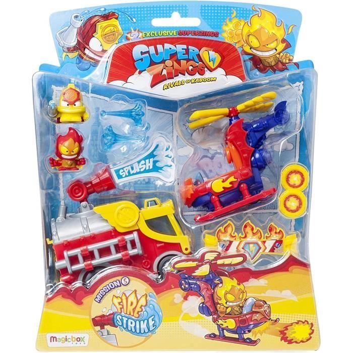 Superzings set the firefighters kaboom city the sauper-hero super zings chiaro