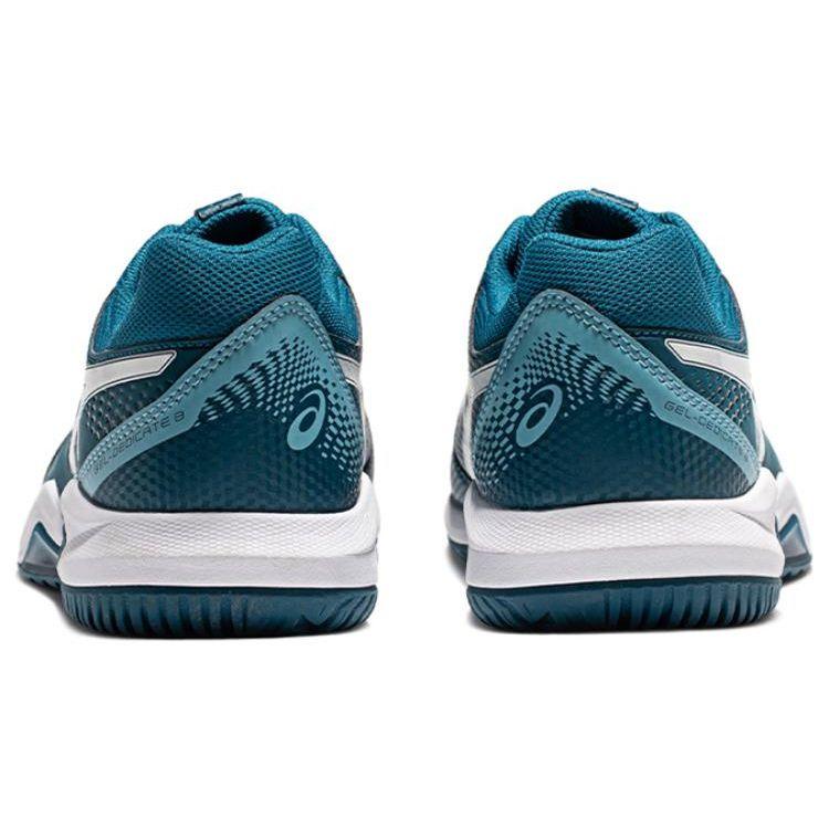 Asics Men's GEL-DEDICATE 8 WIDE Tennis Shoes Restful Teal White 1041A410-400