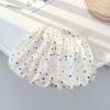 Girls' Shorts Summer Flower Bud Children's Clothing Loose and Casual Baby Lantern Pants Girls'