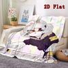 Inorganic Killer Faucet Element 2D Flat Pattern Flannel Blanket High quality All Seasons Warmth and Comfort Perfect for Christmas Gifts.