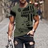3D Print Cospaly Carpenter Tshirt For Men New In Short Sleeve Tee Shirts Clothes Mens Plus Size Workwear Uniform T Shirts