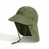 Children's UV Protection Baseball Cap with Neck and Face Shield - Summer Hat for Boys and Girls