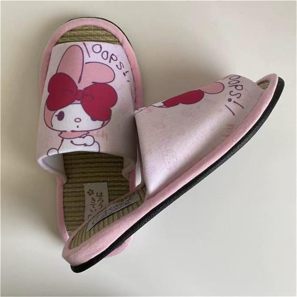 My and Pochacco Tatami Room House Summer Toilet for Kids and Perfect for Guests and Home Use Kuromi, Melody, Cinnamoroll, Slippers, Shoes, Slippers,