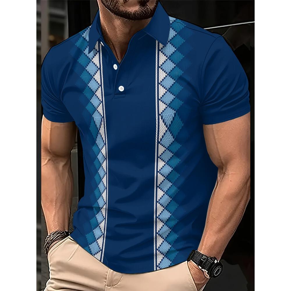 Summer Men s Polo Shirt - Casual Fashion Men s Wear S