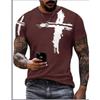 Fashion 3D Print Men Short Sleeve Round Neck T-Shirt Plus Size Tee Summer Casual Tshirts