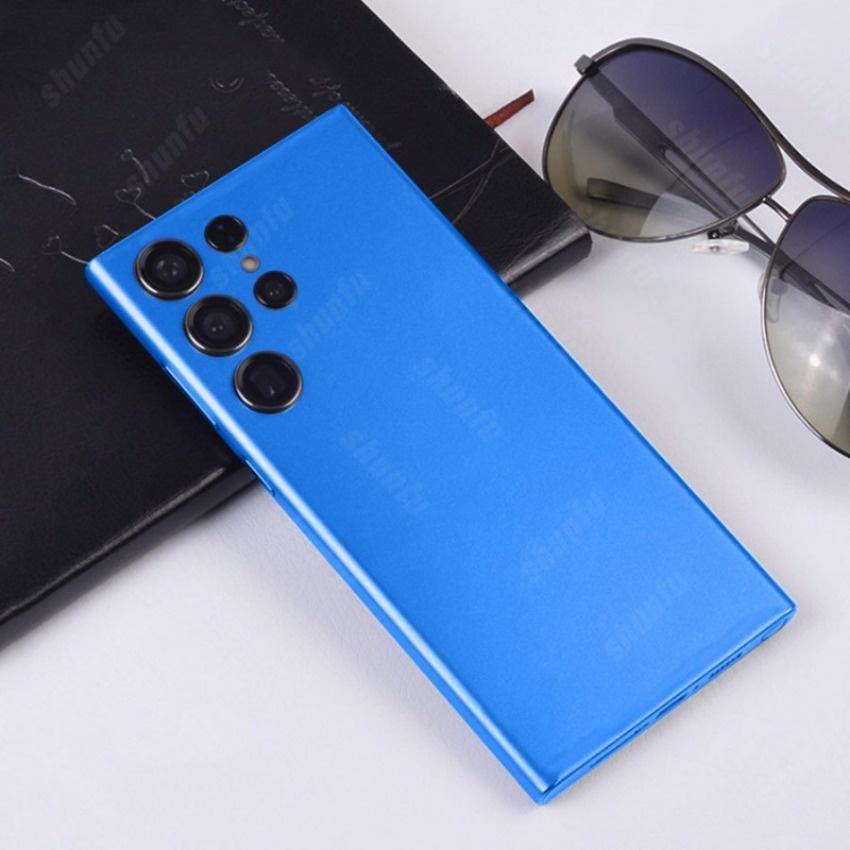 

Samsung Galaxy S24 Ultra Premium Наклейка цвета кожи Защитная пленка для экрана против царапин Пленка на заднюю панель S24 Ultra королевский синий