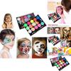 Vibrant 15 Color Face Paint Set For Kids Water-soluble Halloween Party Fun