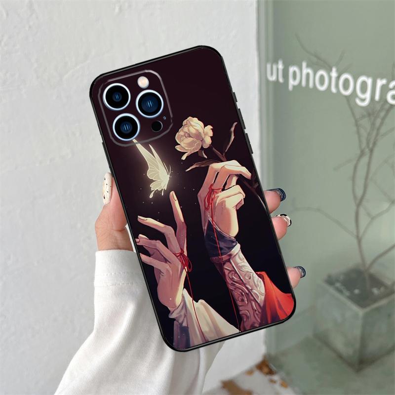 Heaven Official’s Blessing Silicone Soft Case For iPhone 17 Air 11 14 15 16 Pro Max 12 13 Mini 16 Plus 16e Back Cover