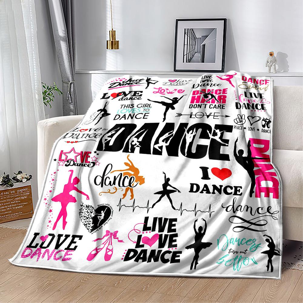 Gymnastics Word Cloud Art Blankets Are Suitable for Living Rooms, Bedrooms, Camping, and Other Places, Making Them an Ideal Choice for Gifts.