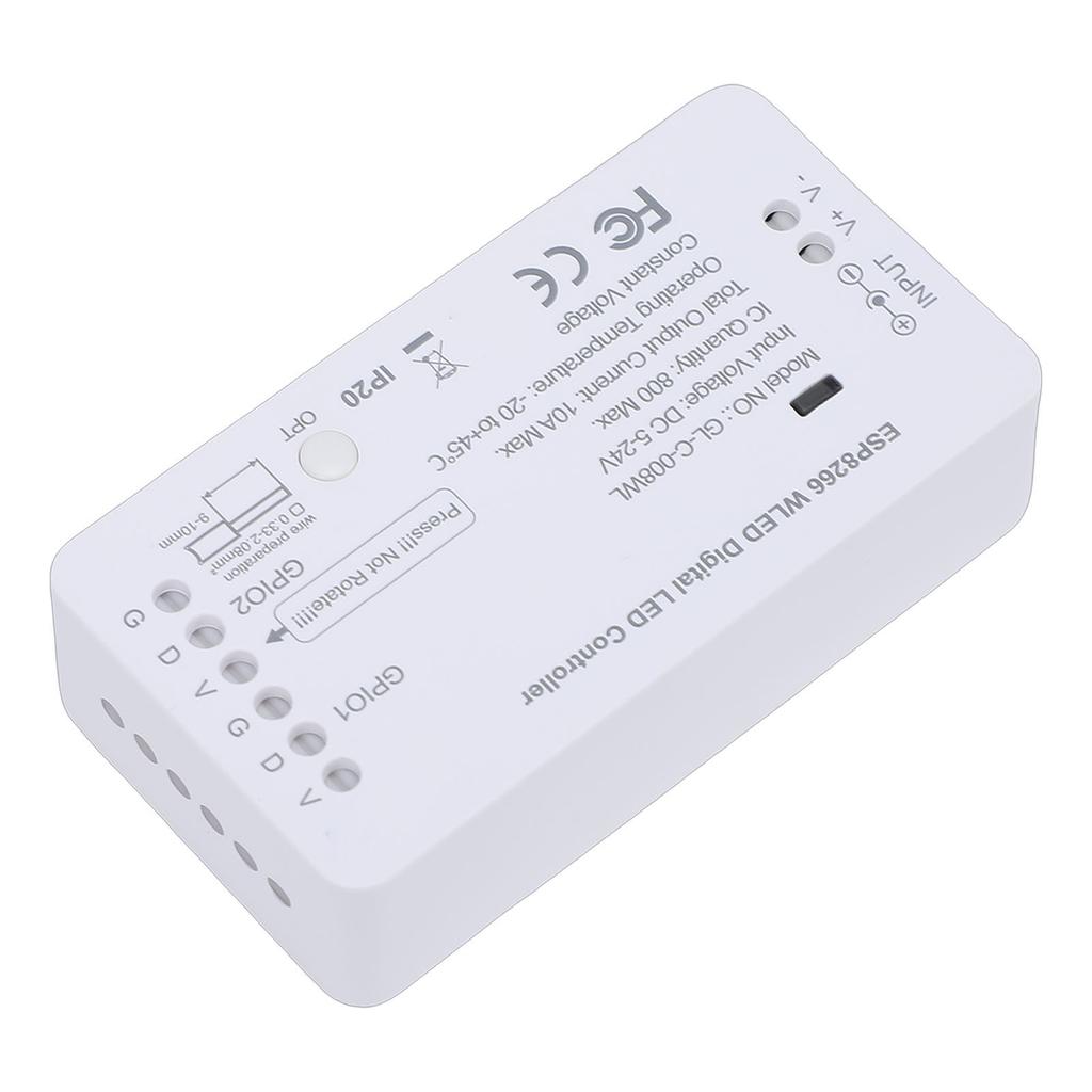 LED Strip Controller Over 100 Dynamic Lighting Effect WiFi APP Control Music Sync LED Controller with Mic