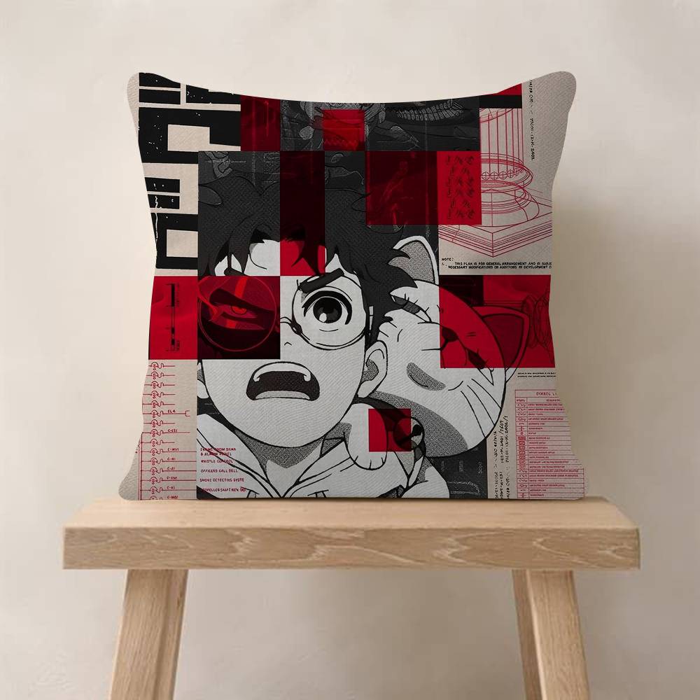 Anime DDandadan Characters Pillow Gift Home Office Decoration Bedroom Sofa Car Cushion Cover Case 45x45