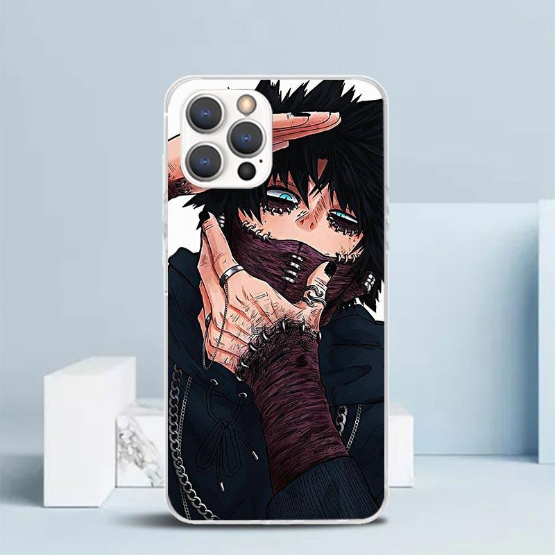 Dabi MHA My Hero A-Academy Soft Cover for iPhone 16 17 Air 15 14 Pro Max 16E Phone Case 13 Mini 12 11 7 SE 8 Print Pattern Fit C