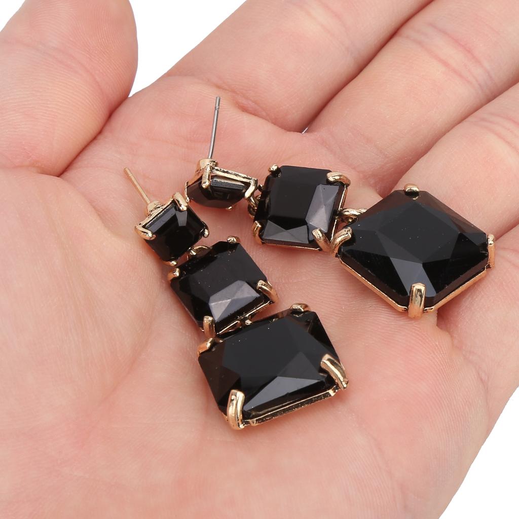 Exaggerated Geometric Earrings Fashion Alloy Ear Pendants Accessories for Girls Women