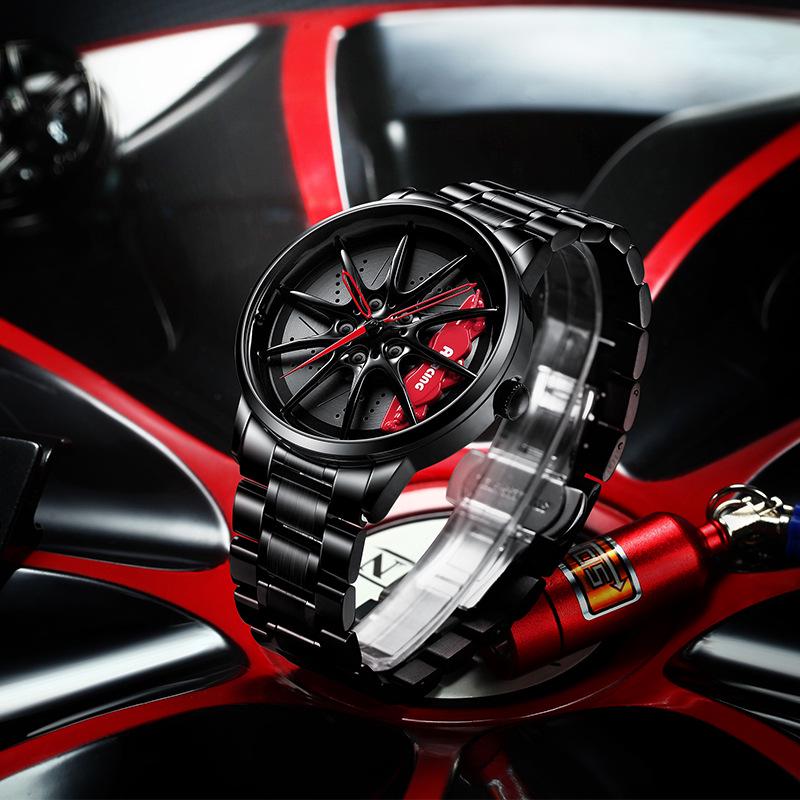 SVJ Watch RAYS-G25: Three-Dimensional Hollow Dial for Car Modification - Cultural Conceptual Mechanical Design